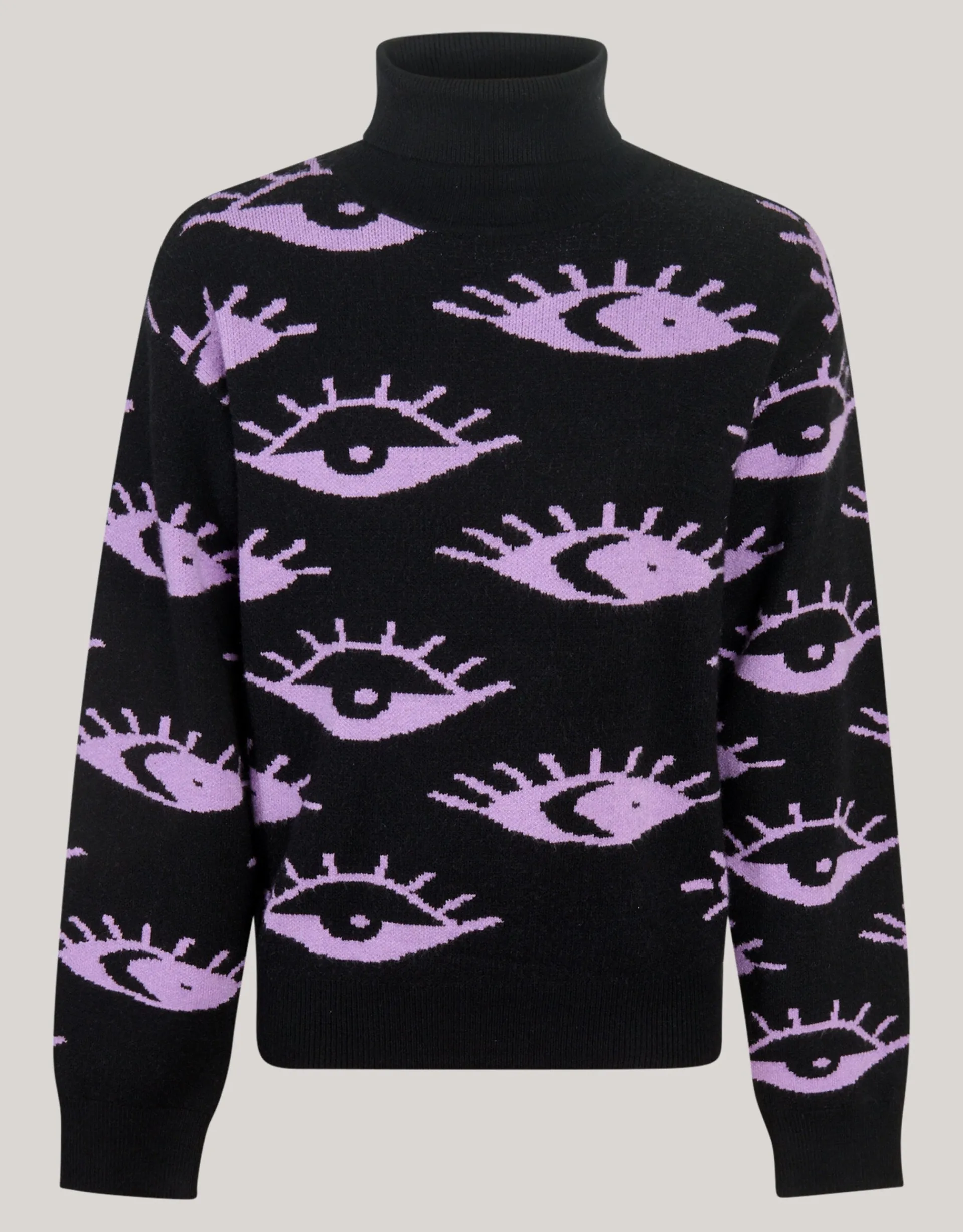 Shoeby Eye coltrui Zwart< Gebreide Truien