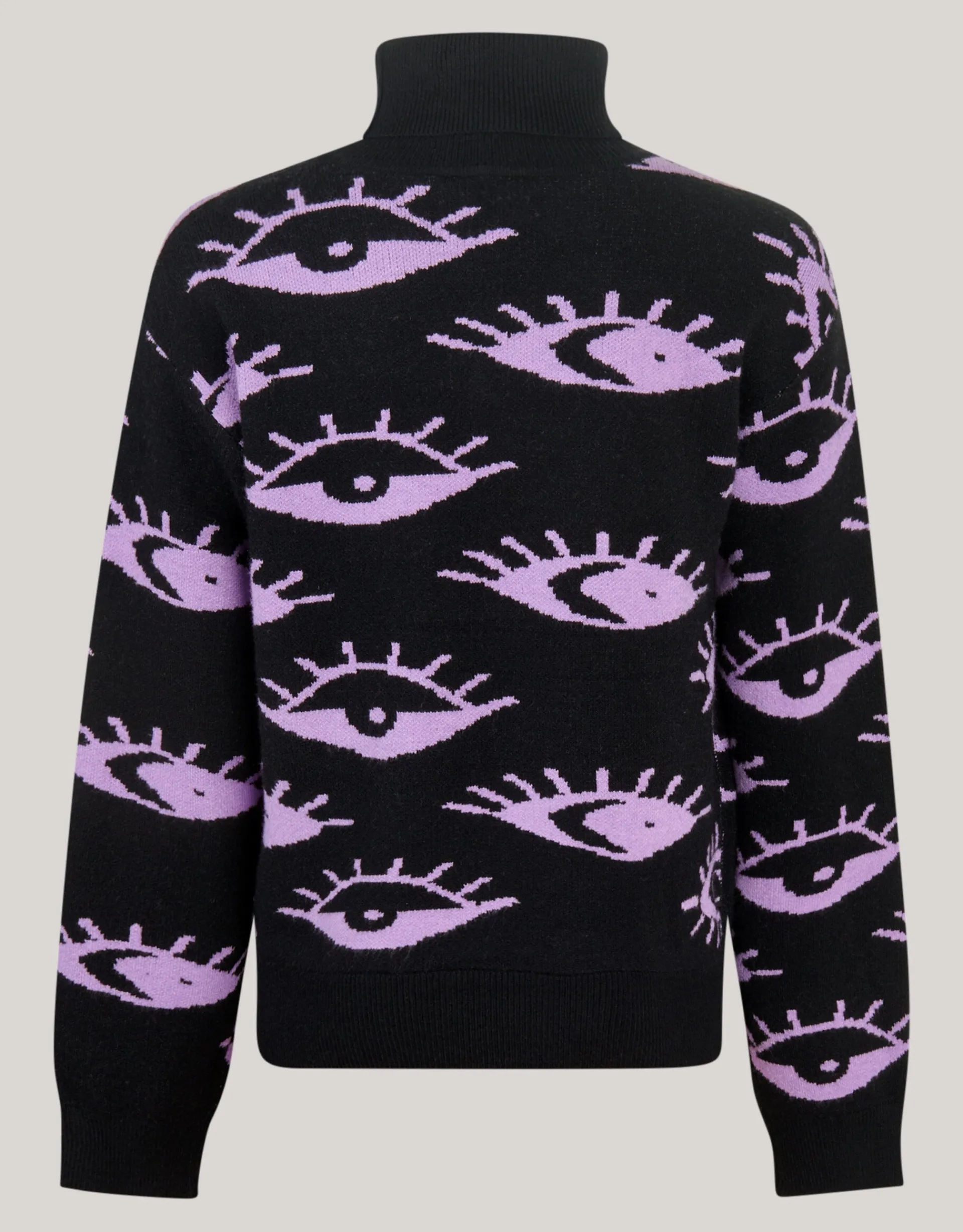 Shoeby Eye coltrui Zwart< Gebreide Truien
