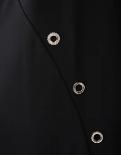 Shoeby Eyelet Maxi Jurk Zwart<DAMES Jurken