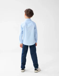 Shoeby Fancy Broek Donkerblauw< Broeken