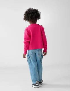 Shoeby Fancy Button Trui Roze< Gebreide Truien