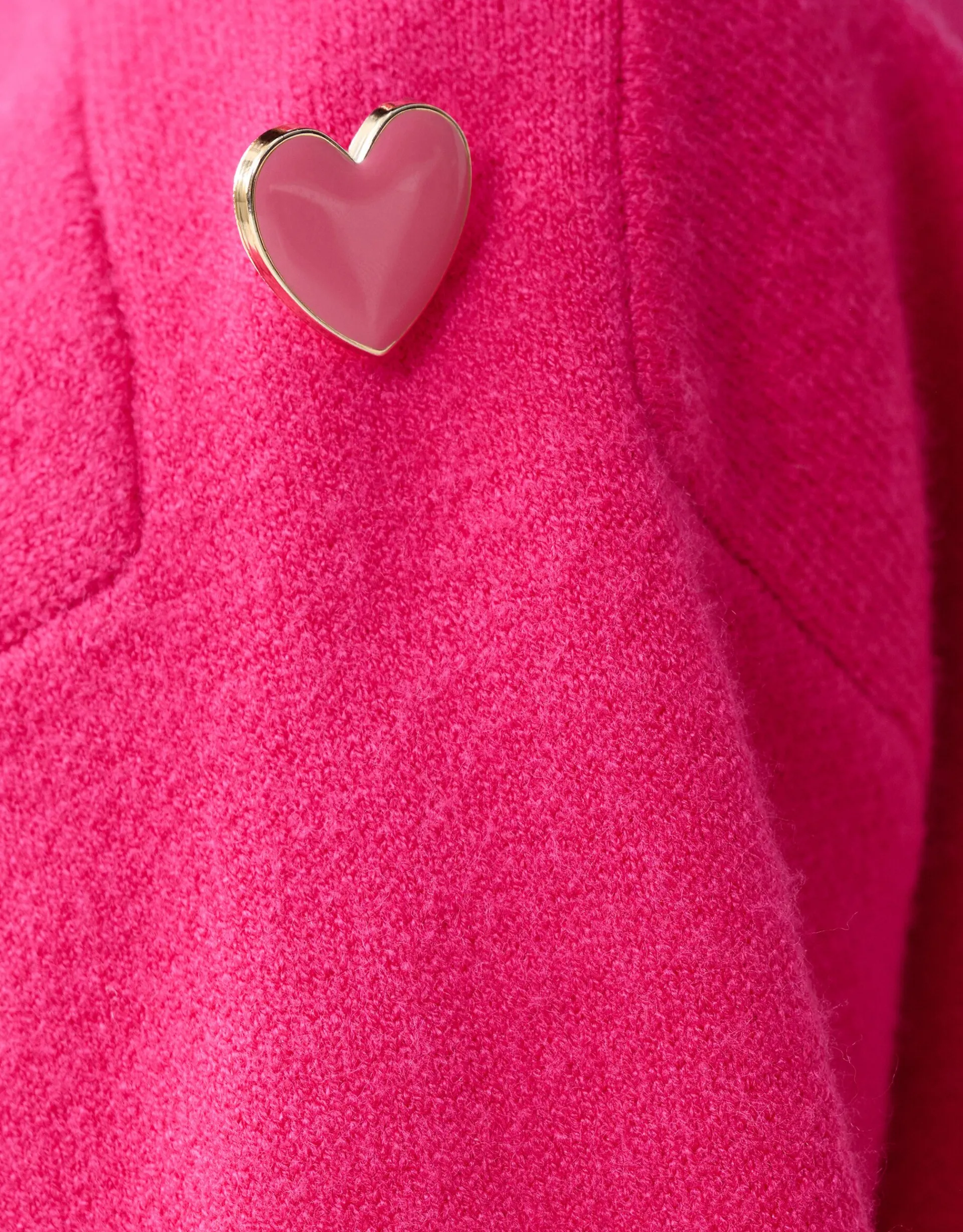 Shoeby Fancy Button Trui Roze< Gebreide Truien