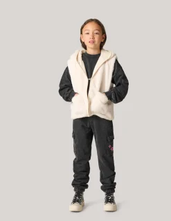 Shoeby Faux Fur Vest Gebroken Wit< Gilets