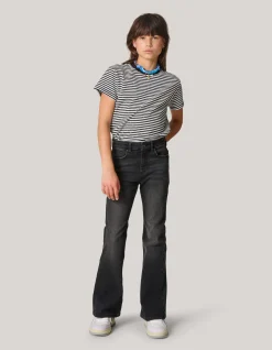 Shoeby Flared Denim Jeans Zwart< Jeans