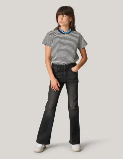 Shoeby Flared Denim Jeans Zwart< Jeans