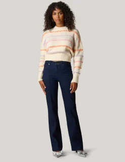 Shoeby Flared Fit Jeans Donkerblauw<DAMES Jeans