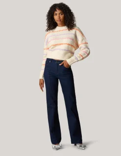 Shoeby Flared Fit Jeans Donkerblauw<DAMES Jeans