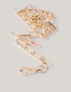 Shoeby Flat Rectangle Riem Goud<DAMES Riemen