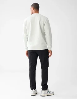 Shoeby Flock Print Sweater Lichtgrijs<Heren Truien En Sweaters