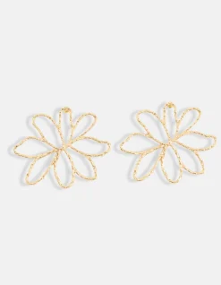 Shoeby Flower Oorbellen Goud<DAMES Sieraden