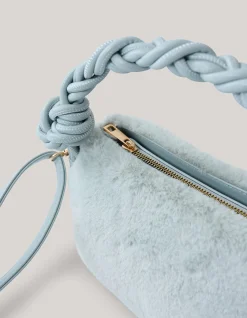 Shoeby Fluffy Tas Lichtblauw<DAMES Tassen