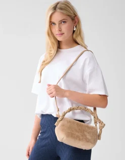 Shoeby Fluffy Tas Zand<DAMES Tassen
