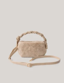 Shoeby Fluffy Tas Zand<DAMES Tassen