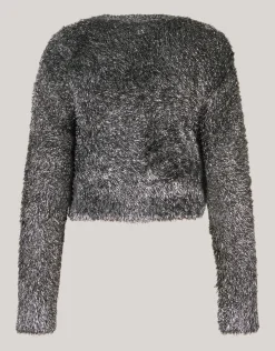 Shoeby Fluffy Vest Zilver<DAMES Truien En Sweaters