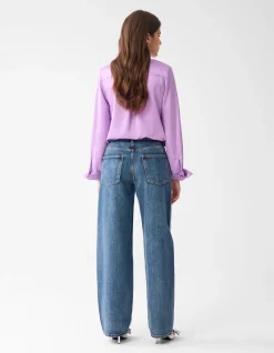 Shoeby Foil Barrel Fit Jeans By Lizzy<DAMES Jeans