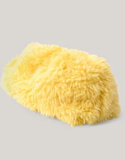 Shoeby Furry Clutch Lichtgeel By Lizzy<DAMES Tassen
