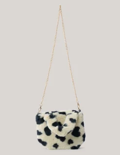Shoeby Furry Hartjes Tas Gebroken Wit< Tassen