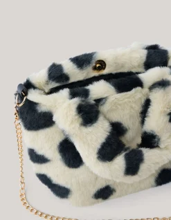 Shoeby Furry Hartjes Tas Gebroken Wit< Tassen