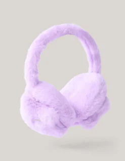 Shoeby Furry Oorwarmers Lichtpaars< Overige Accessoires