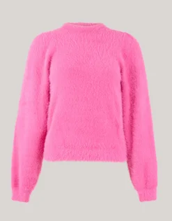 Shoeby Furry Trui Roze<DAMES Truien En Sweaters