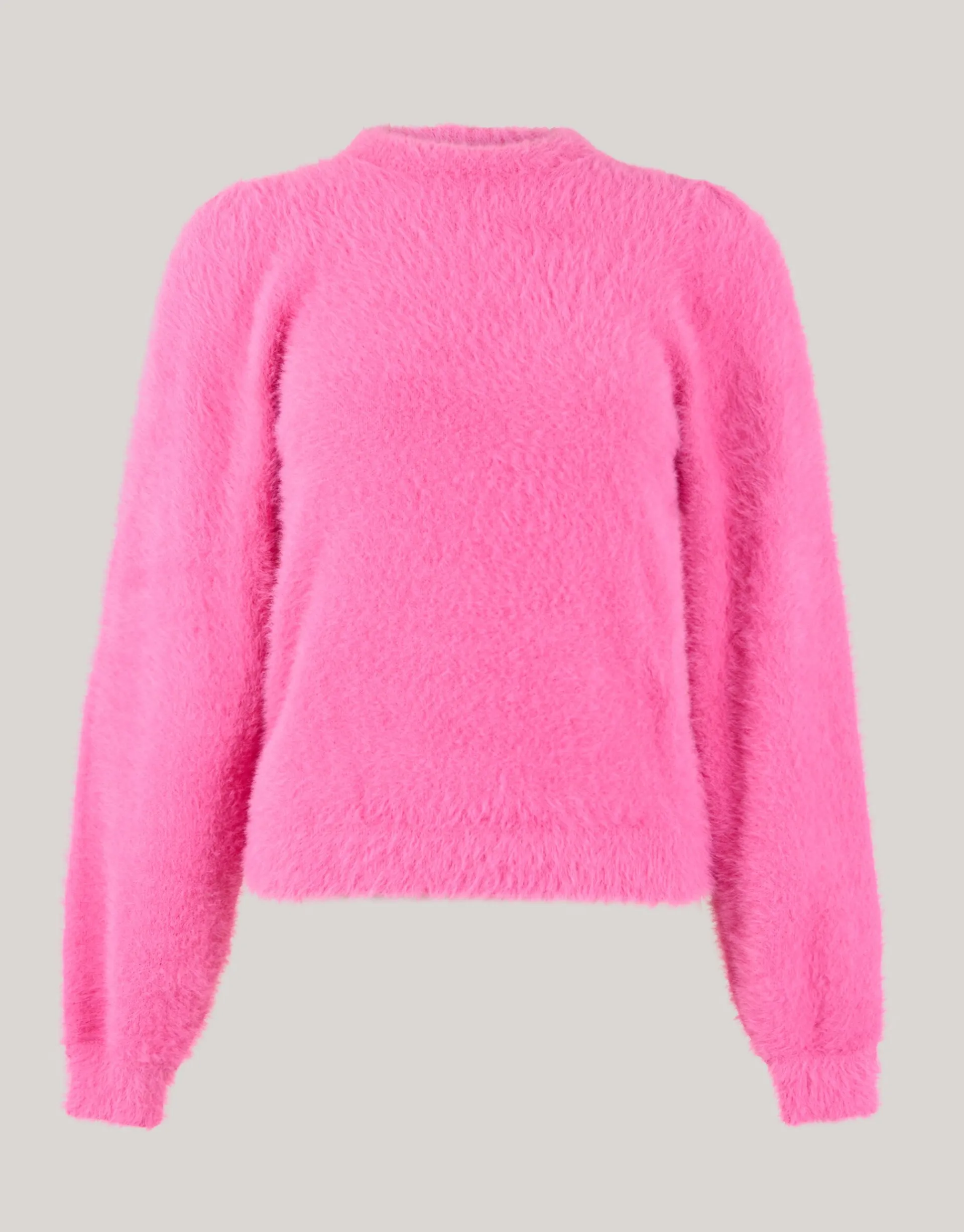 Shoeby Furry Trui Roze<DAMES Truien En Sweaters