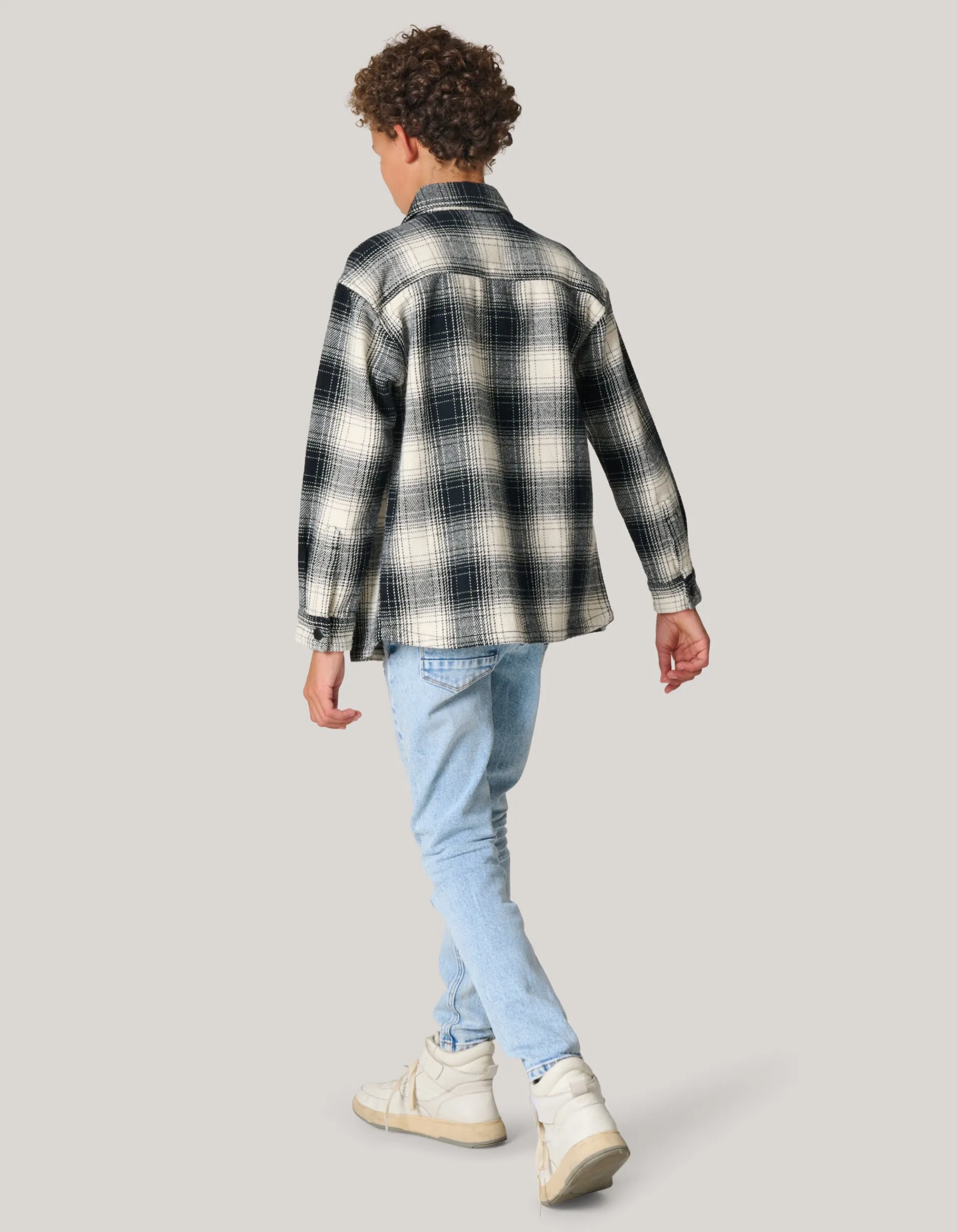 Shoeby Geblokt Jack Zwart/Gebroken Wit< Jacks