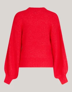 Shoeby Gebreide Trui Rood<DAMES Truien En Sweaters