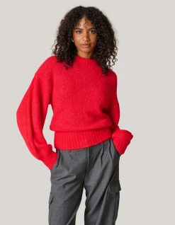 Shoeby Gebreide Trui Rood<DAMES Truien En Sweaters