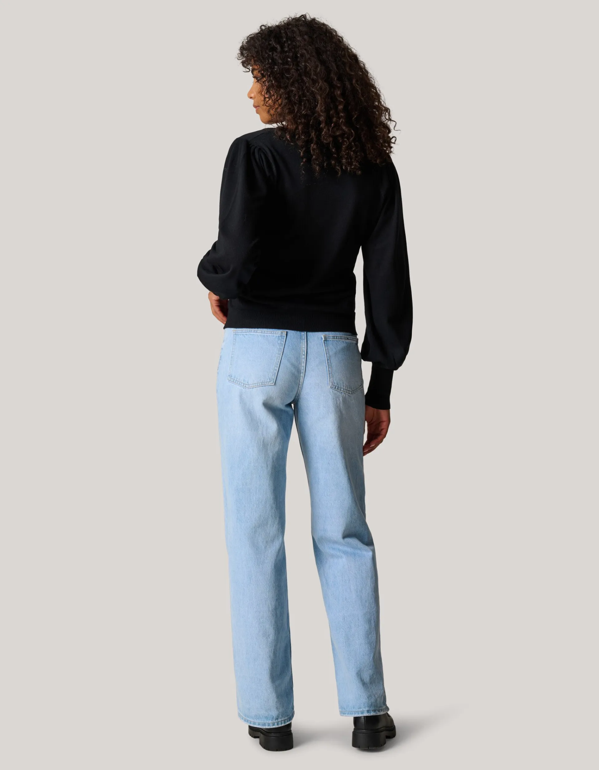Shoeby Gebreide V-hals Trui Zwart<DAMES Truien En Sweaters