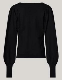 Shoeby Gebreide V-hals Trui Zwart<DAMES Truien En Sweaters
