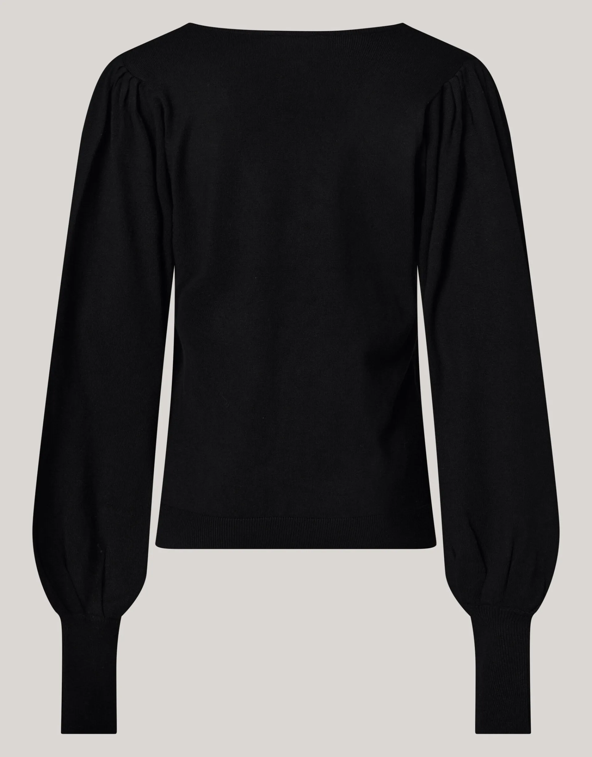 Shoeby Gebreide V-hals Trui Zwart<DAMES Truien En Sweaters