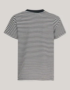 Shoeby Gestreept Strass T-shirt Zwart/Wit< T-Shirts