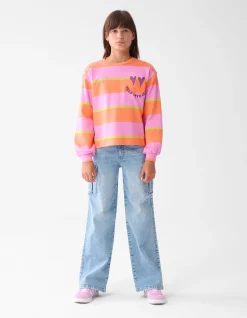 Shoeby Gestreepte Longsleeve Roze< Tops Lange Mouw