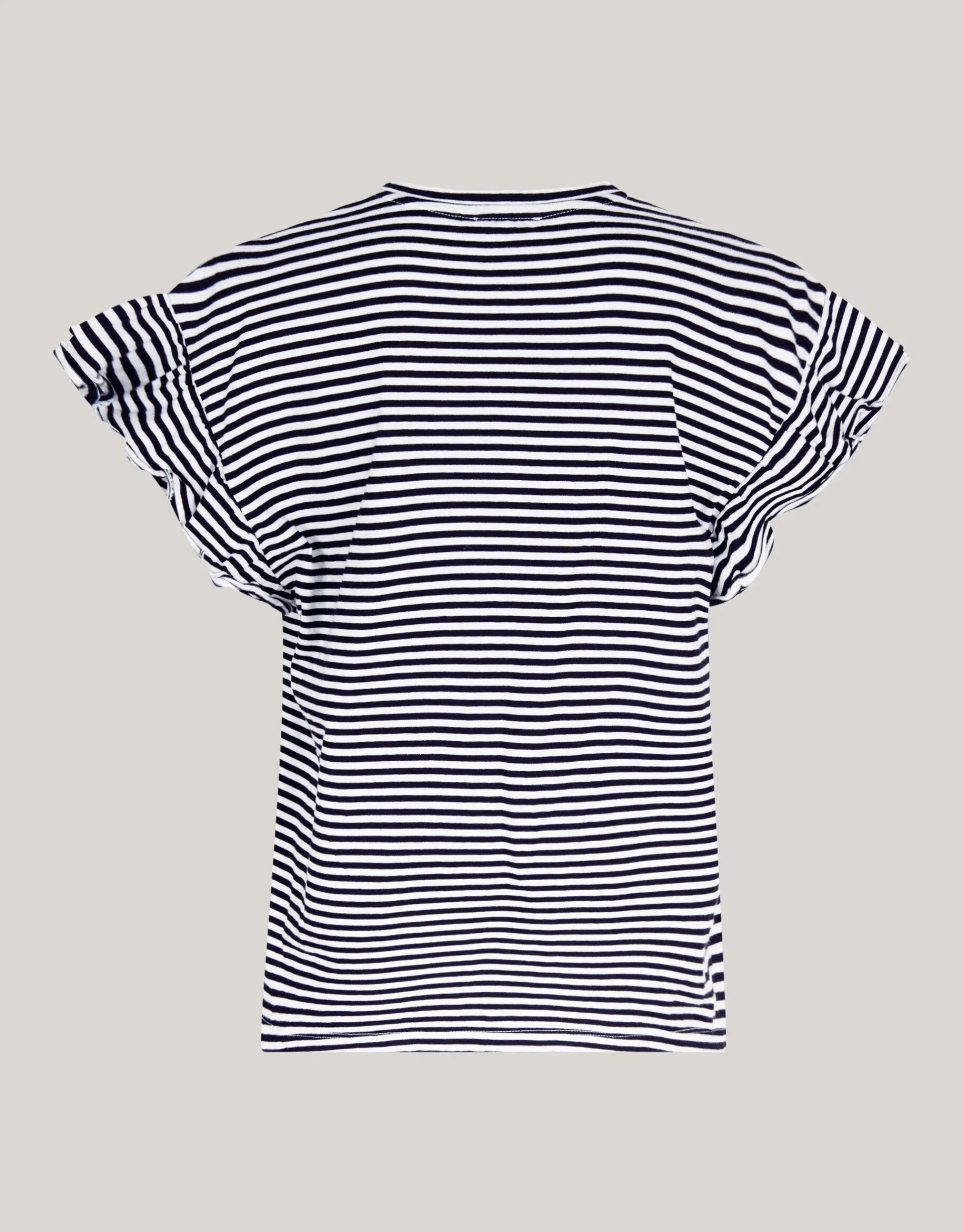 Shoeby Gestreepte Ruffle Top Zwart/Wit<DAMES Tops