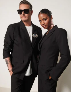 Shoeby Getailleerde Blazer Zwart By Fred<DAMES Blazers