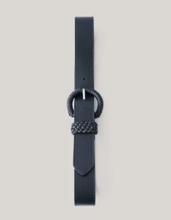 Shoeby Gevlochten riem Zwart<DAMES Riemen