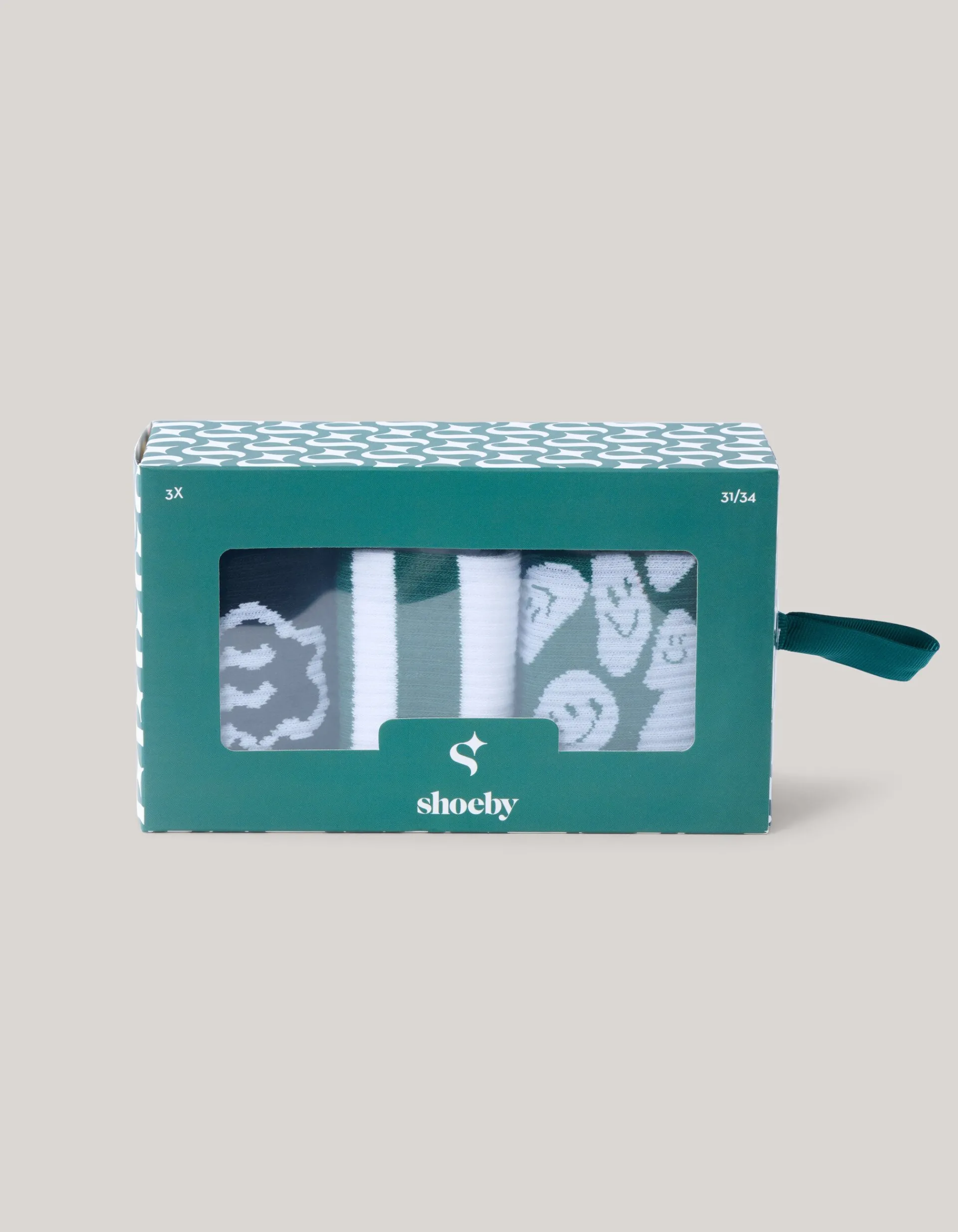 Shoeby Giftbox Sokken Donkergroen< Overige Accessoires