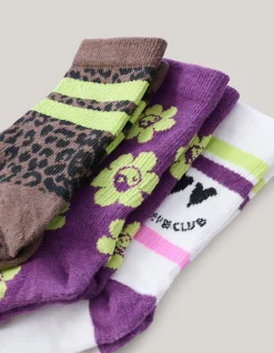 Shoeby Giftbox Sokken Paars< Overige Accessoires