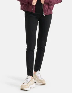 Shoeby Glitter Legging Zwart<DAMES Broeken