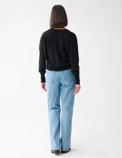 Shoeby Glitter Overslag Trui Zwart<DAMES Truien En Sweaters