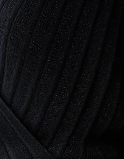 Shoeby Glitter Overslag Trui Zwart<DAMES Truien En Sweaters
