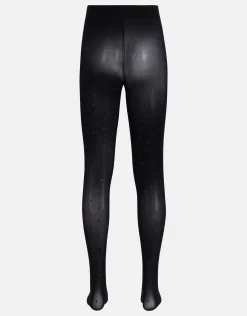 Shoeby Glitter Panty Zwart 40 Denier< Panty's