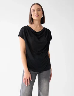 Shoeby Glitter Top Zwart<DAMES Tops