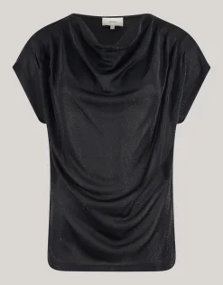 Shoeby Glitter Top Zwart<DAMES Tops