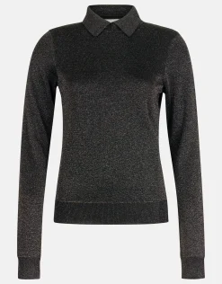 Shoeby Glitter Trui Zwart<DAMES Truien En Sweaters