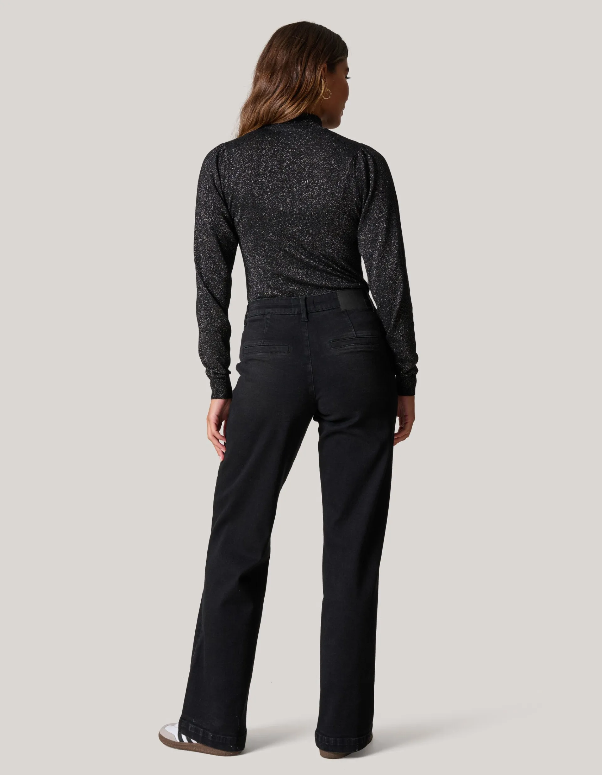Shoeby Glitter Trui Zwart<DAMES Truien En Sweaters