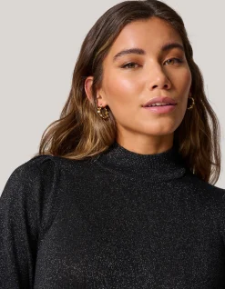 Shoeby Glitter Trui Zwart<DAMES Truien En Sweaters
