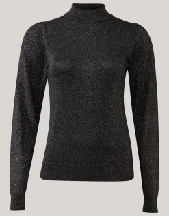 Shoeby Glitter Trui Zwart<DAMES Truien En Sweaters