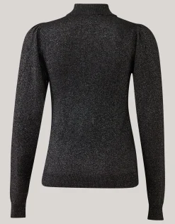 Shoeby Glitter Trui Zwart<DAMES Truien En Sweaters
