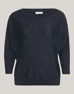 Shoeby Glitter Vleermuismouwen Trui Zwart<DAMES Truien En Sweaters